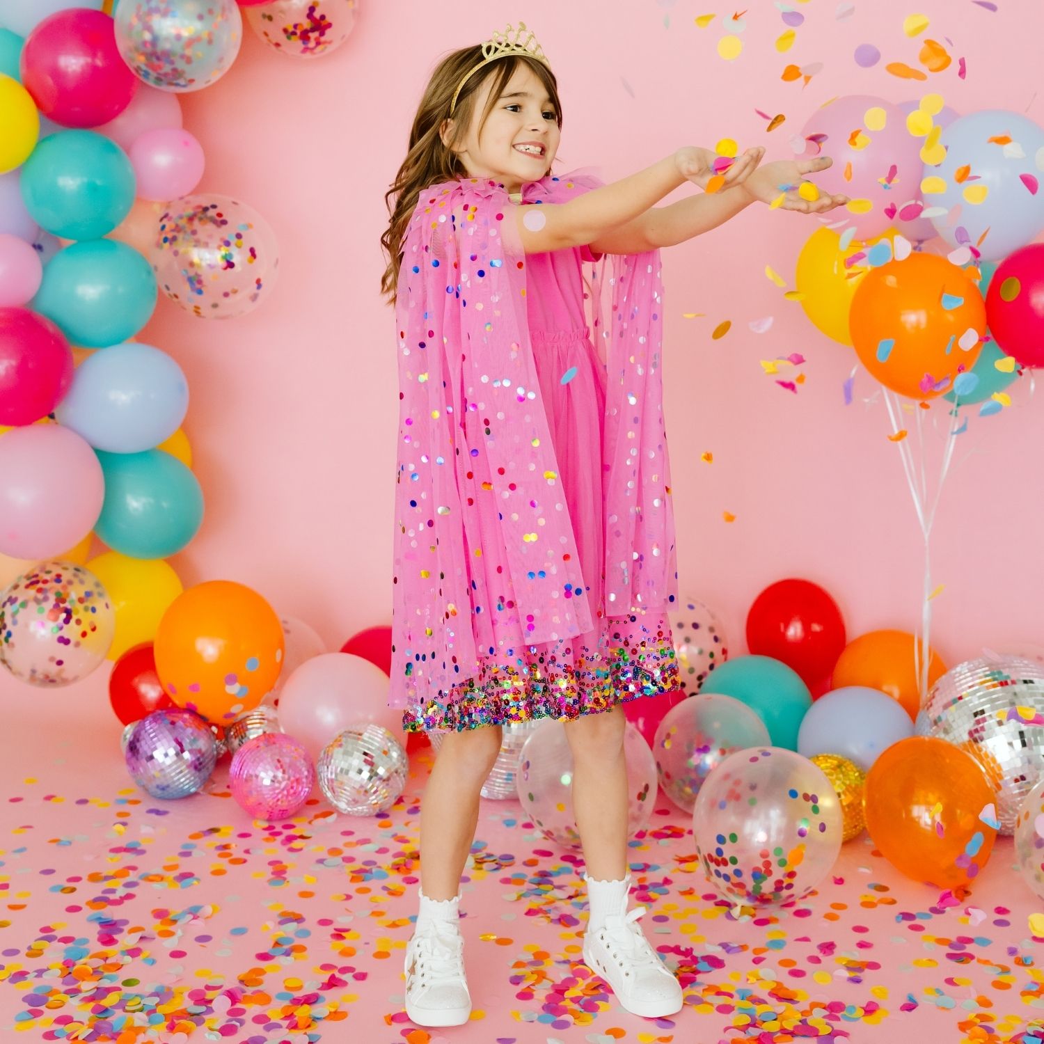 Raspberry Confetti Cape – Sweet Wink