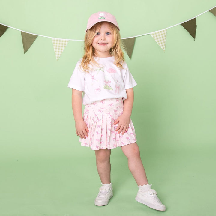 Golf Tee Bow Patch Baseball Hat - Ballet