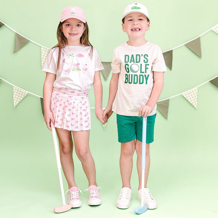 Golf Tee Bow Patch Baseball Hat - Ballet