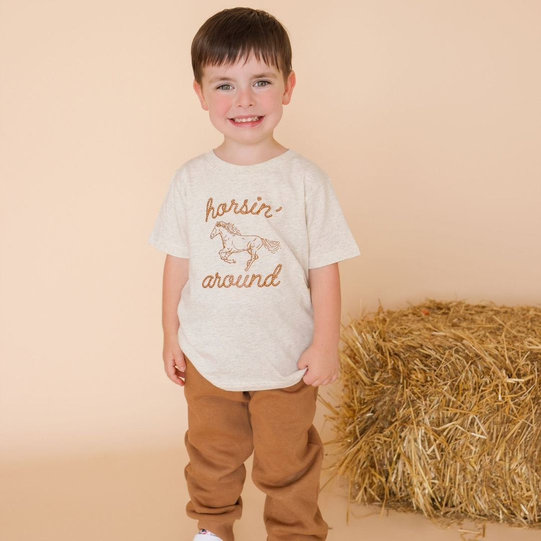 Horsin' Around Western Short Sleeve T-Shirt