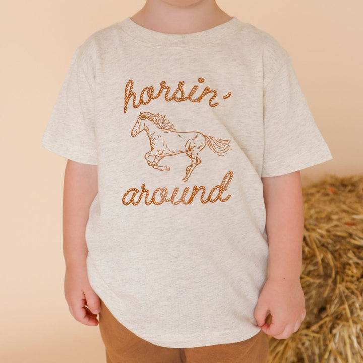Horsin' Around Western Short Sleeve T-Shirt