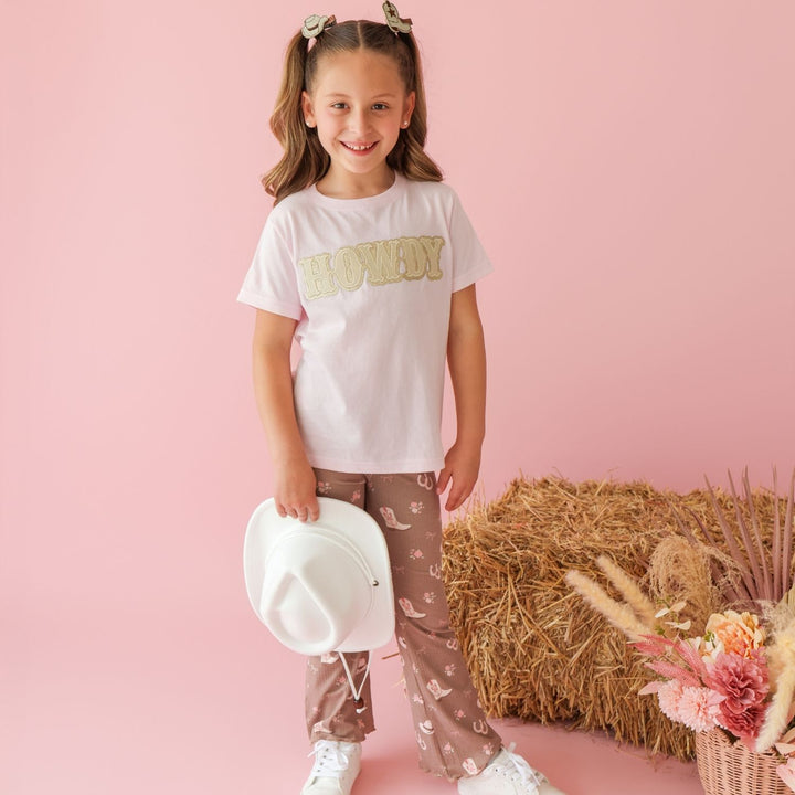 Howdy Patch Western Short Sleeve T-Shirt