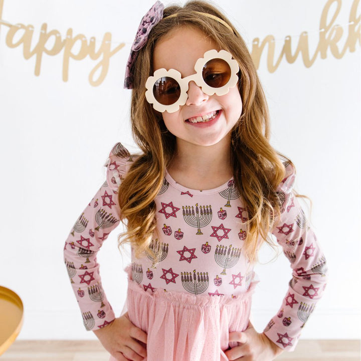 Hanukkah Long Sleeve Tutu Dress