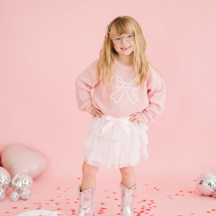 Bow Lace Tiered Tutu