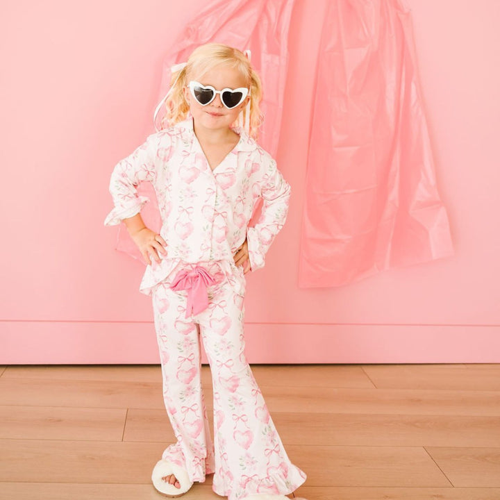 Heart Floral Trellis Two-Piece Set