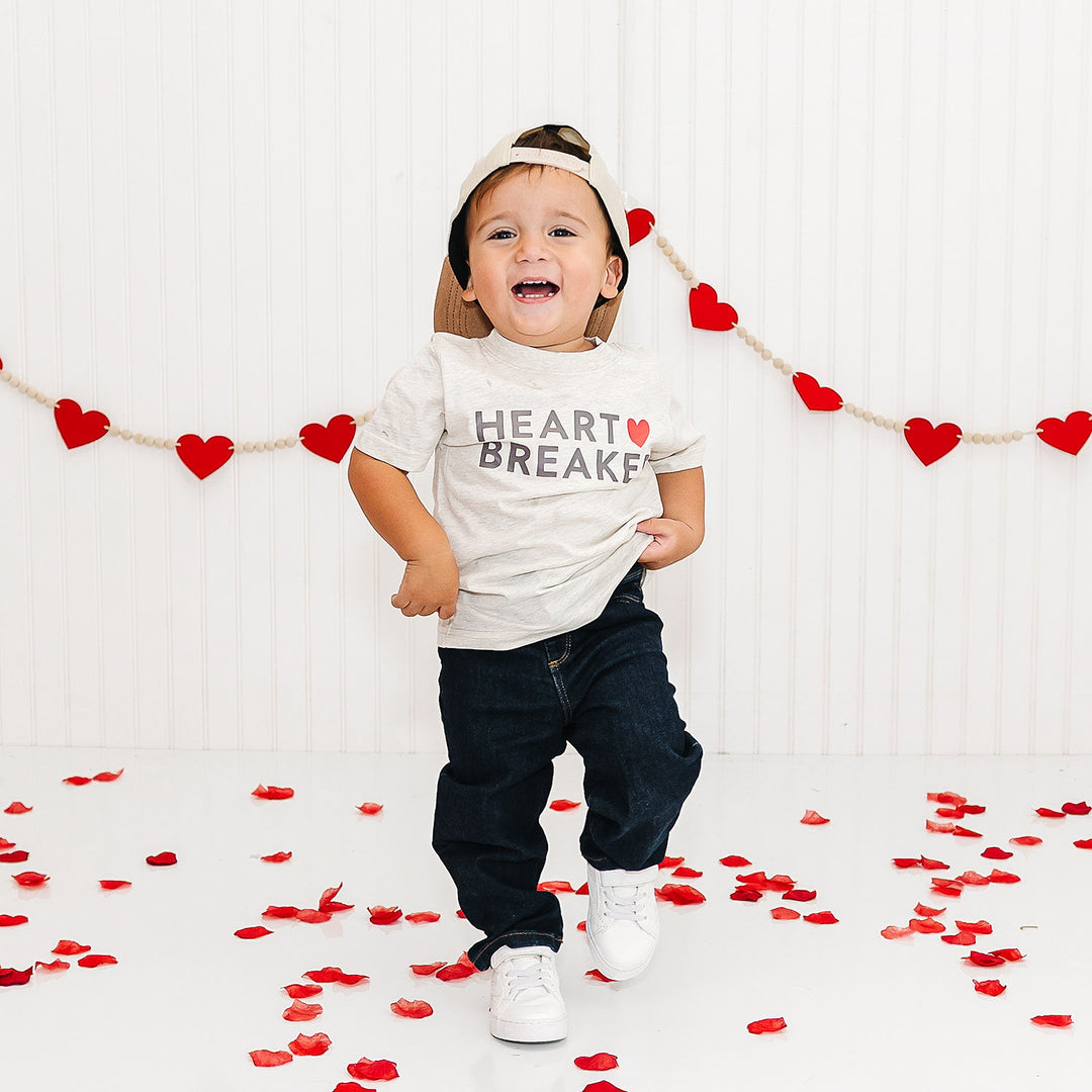 Heartbreaker Valentine's Day Short Sleeve T-Shirt - Natural Heather