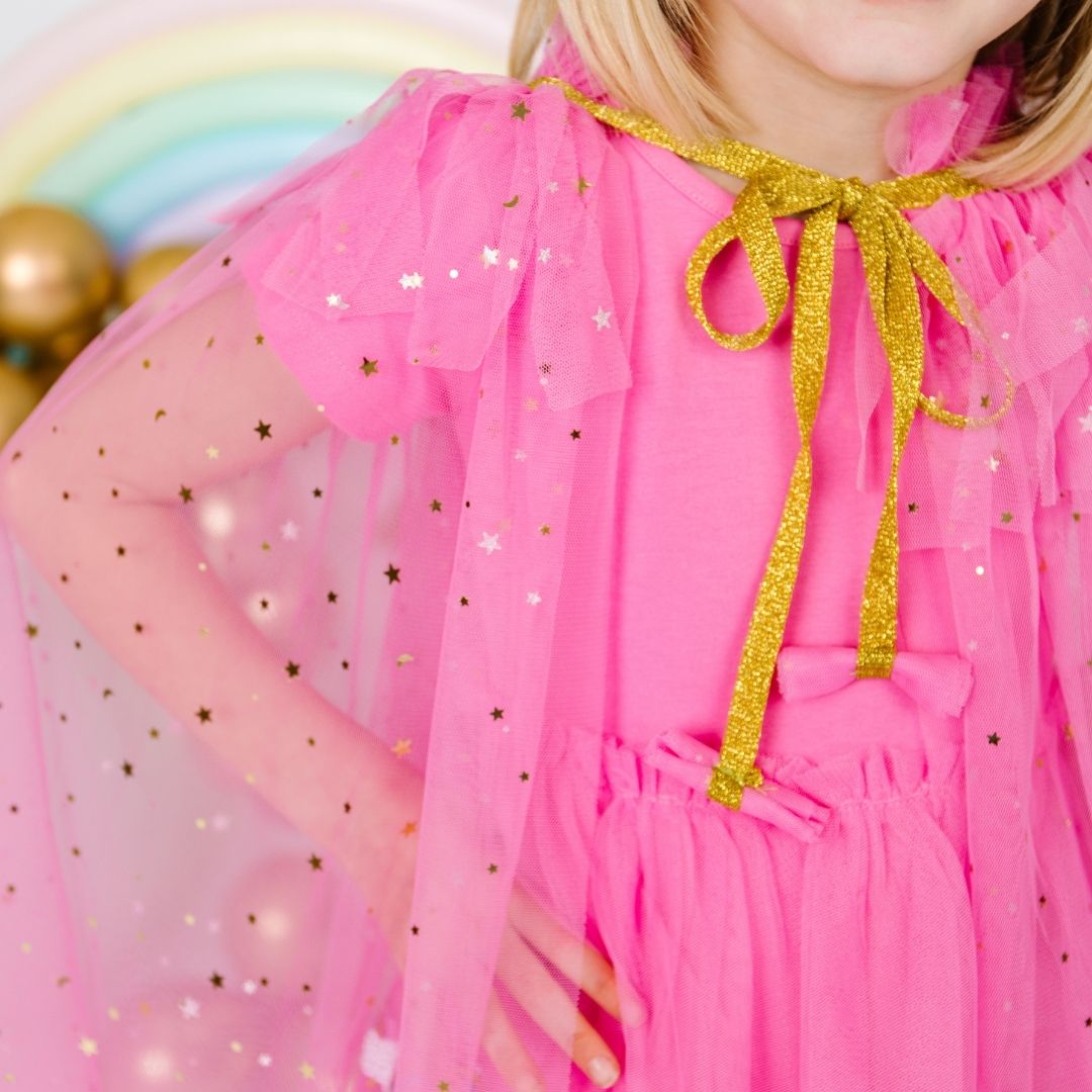 Hot Pink Star Cape