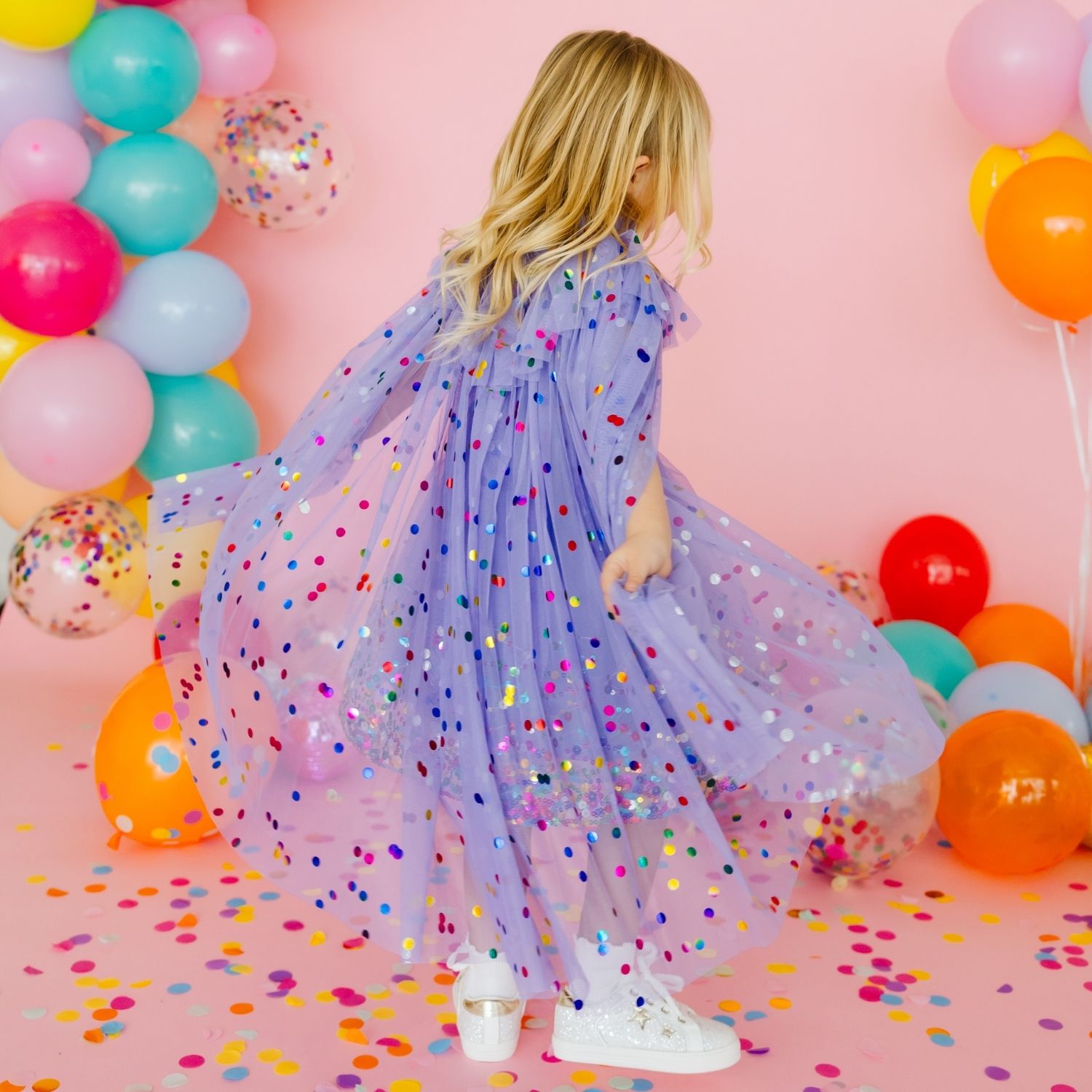 Lavender Confetti Cape – Sweet Wink