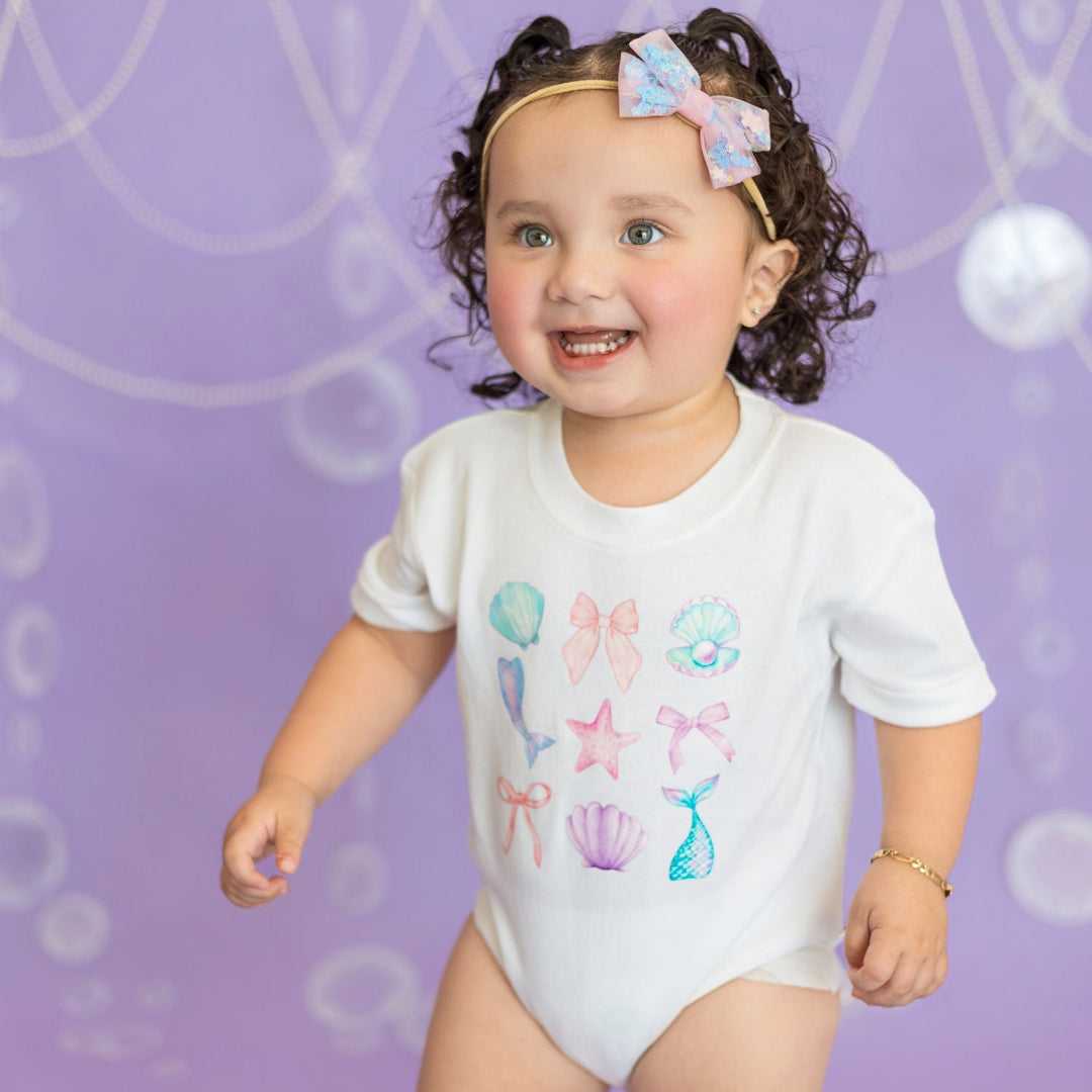Mermaid Sequin Bow Baby Headband