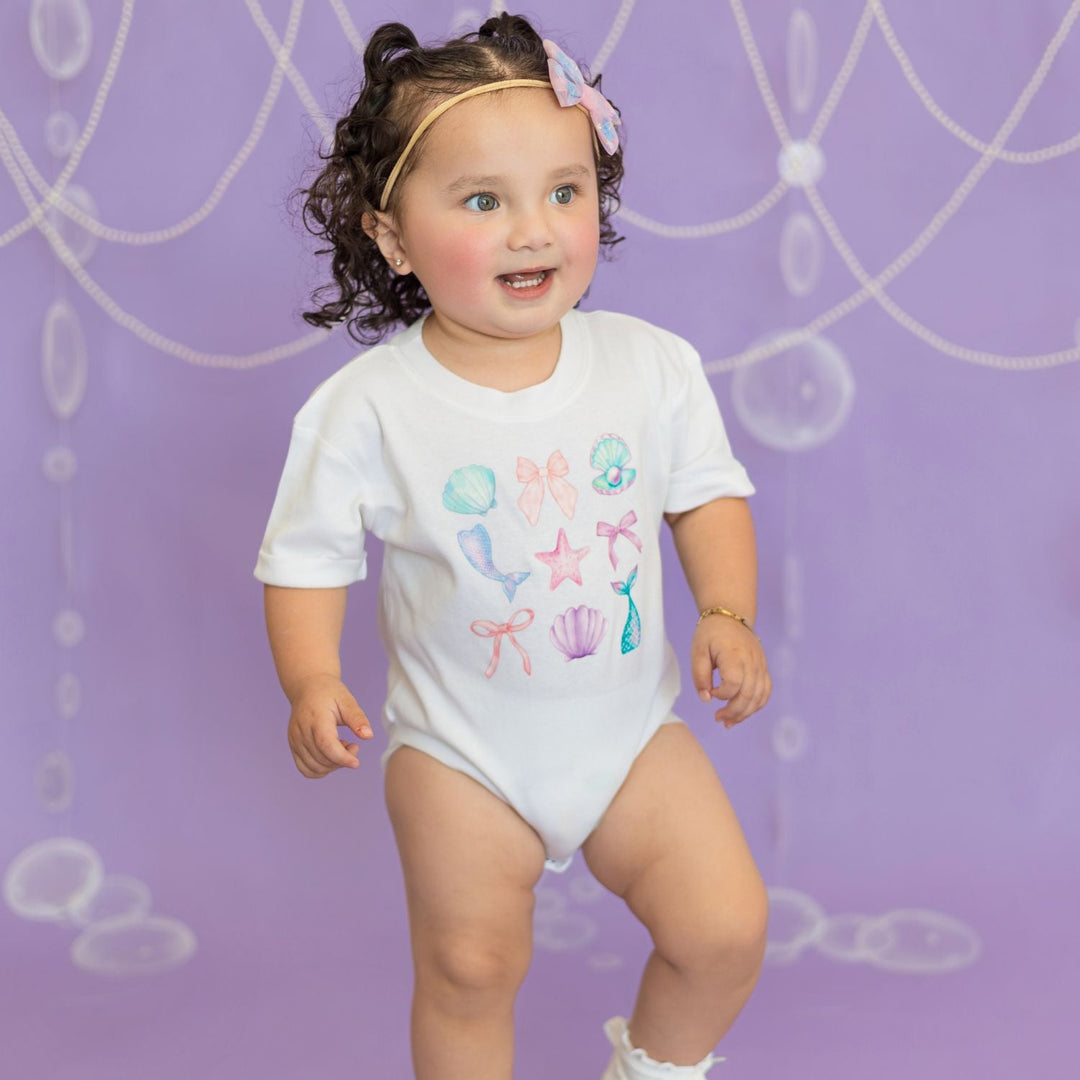 Mermaid Cutie Short Sleeve Romper