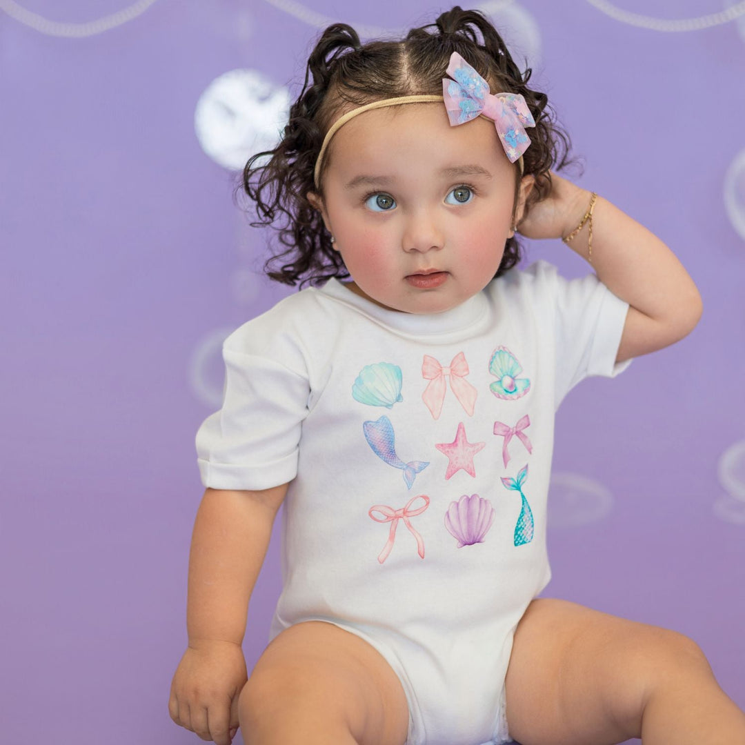 Mermaid Sequin Bow Baby Headband