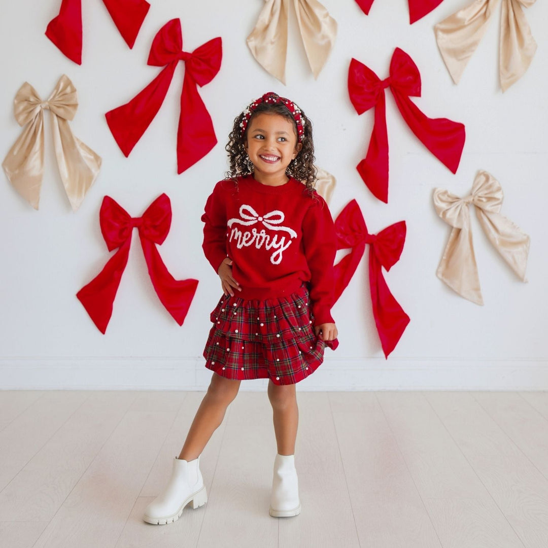 Merry Bow Christmas Sweater