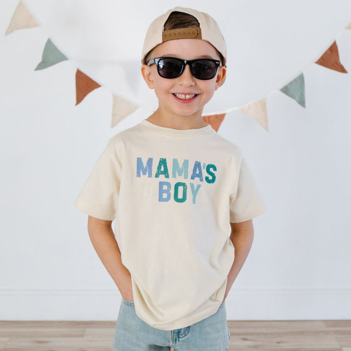 Mama's Boy Multi Short Sleeve T-Shirt - Natural