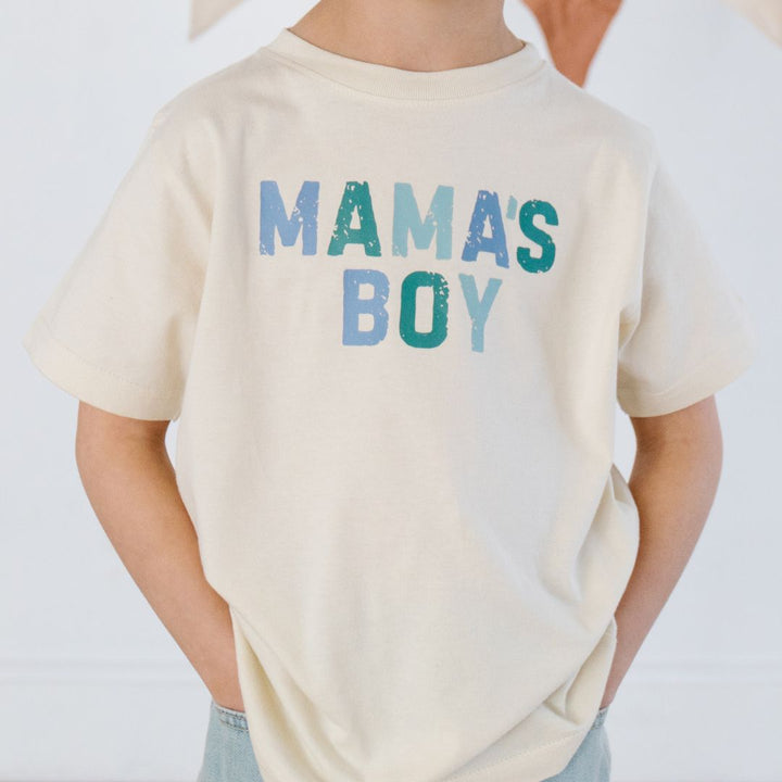 Mama's Boy Multi Short Sleeve T-Shirt - Natural