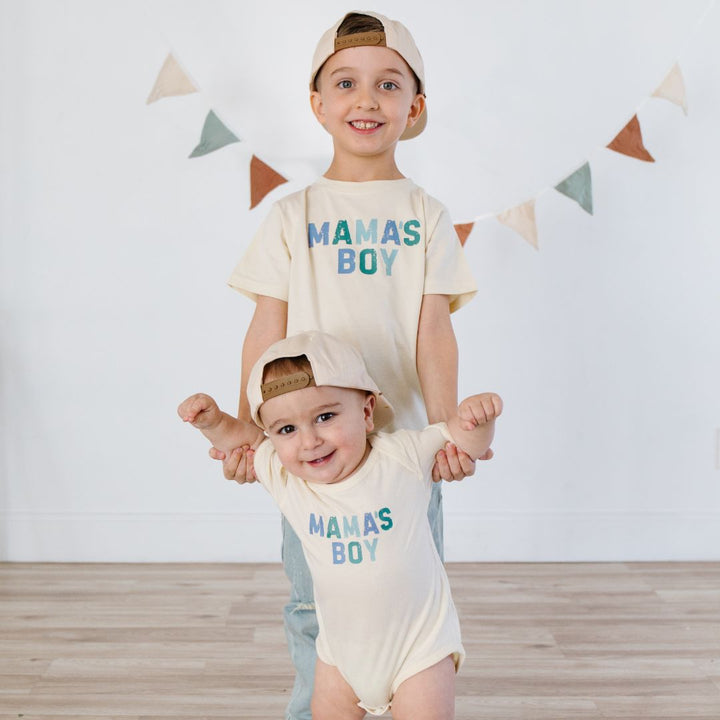 Mama's Boy Multi Short Sleeve T-Shirt - Natural