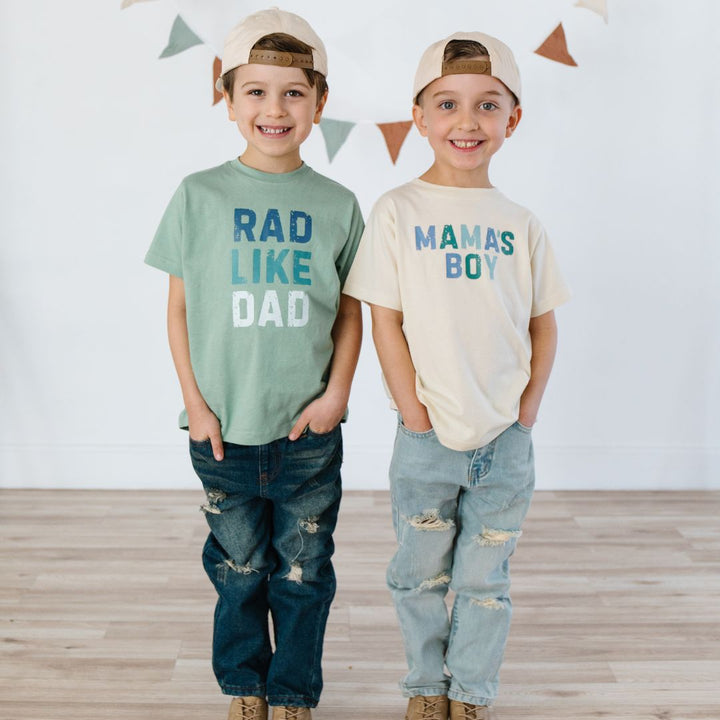 Mama's Boy Multi Short Sleeve T-Shirt - Natural
