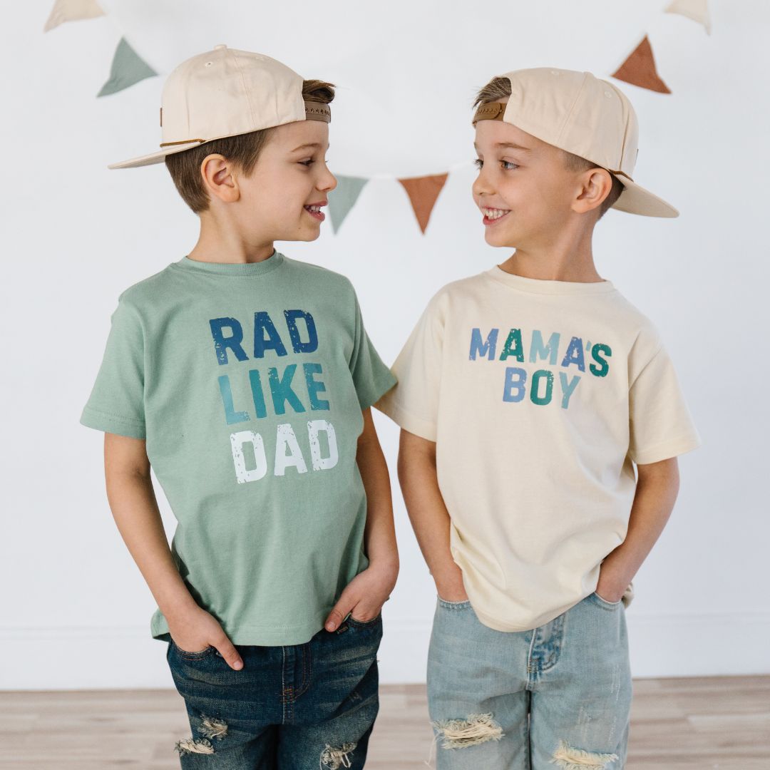 Mama's Boy Multi Short Sleeve T-Shirt - Natural