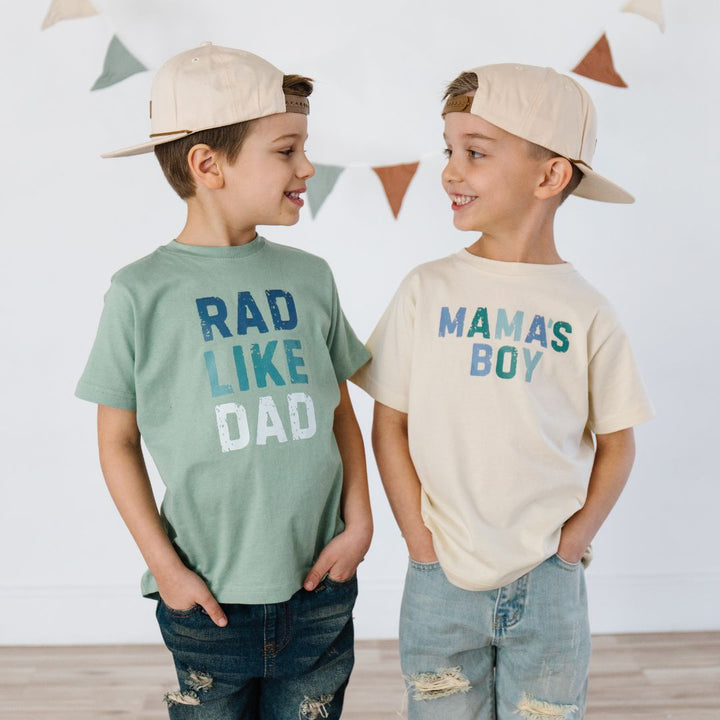Mama's Boy Multi Short Sleeve T-Shirt - Natural