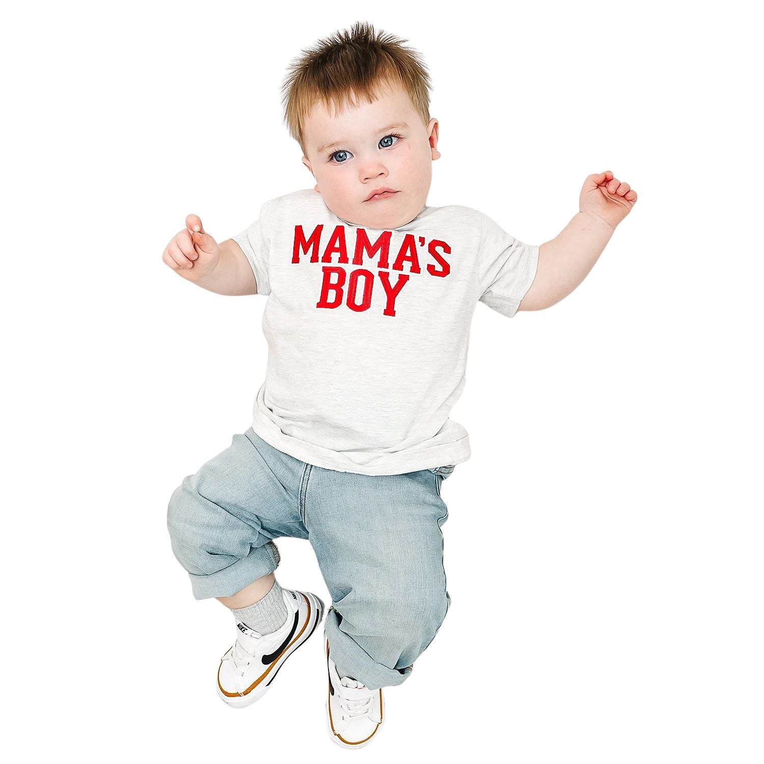 Mama's Boy Varsity Patch Short Sleeve T-Shirt – Sweet Wink