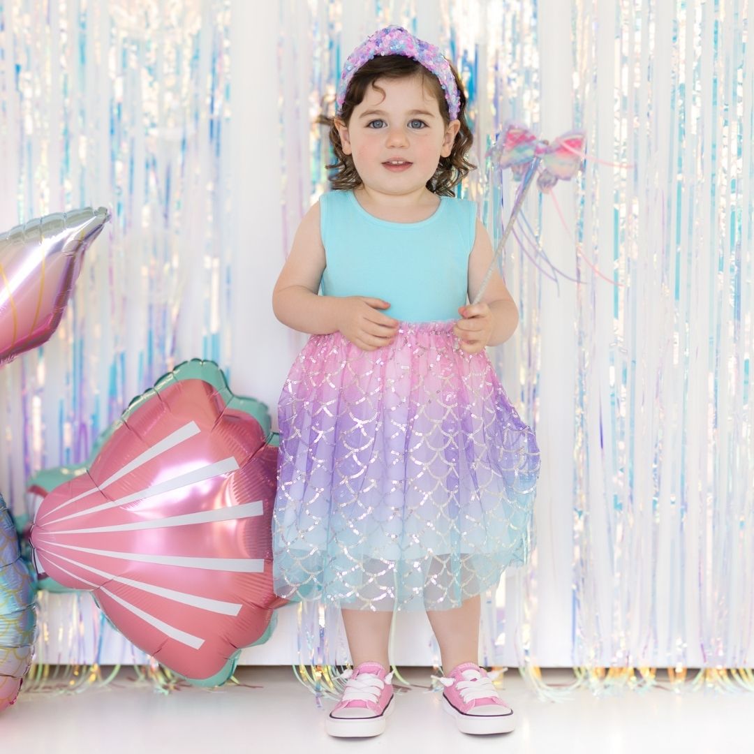 Sparkling Mermaid Tank Tutu Dress