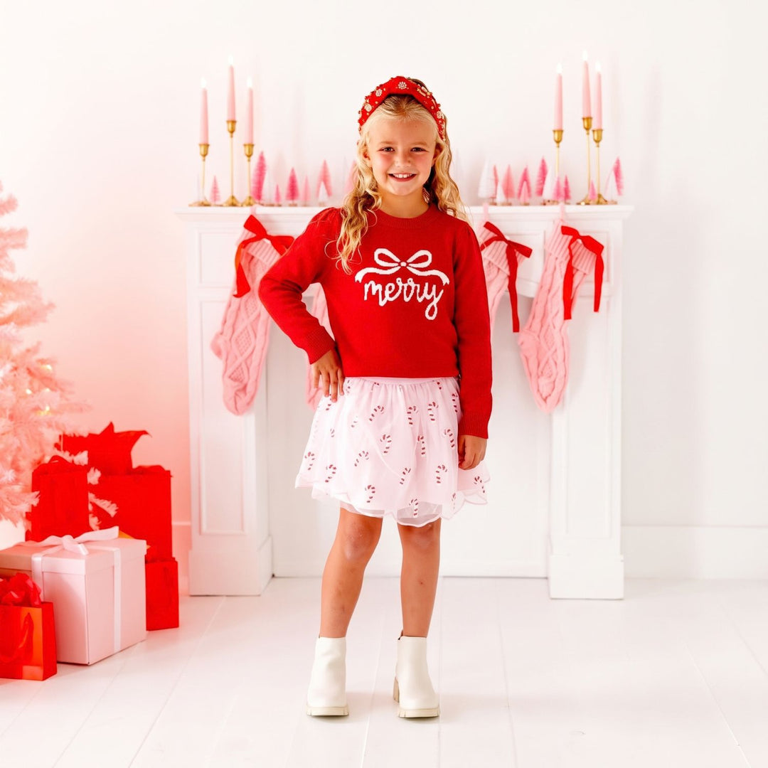 Merry Bow Christmas Sweater