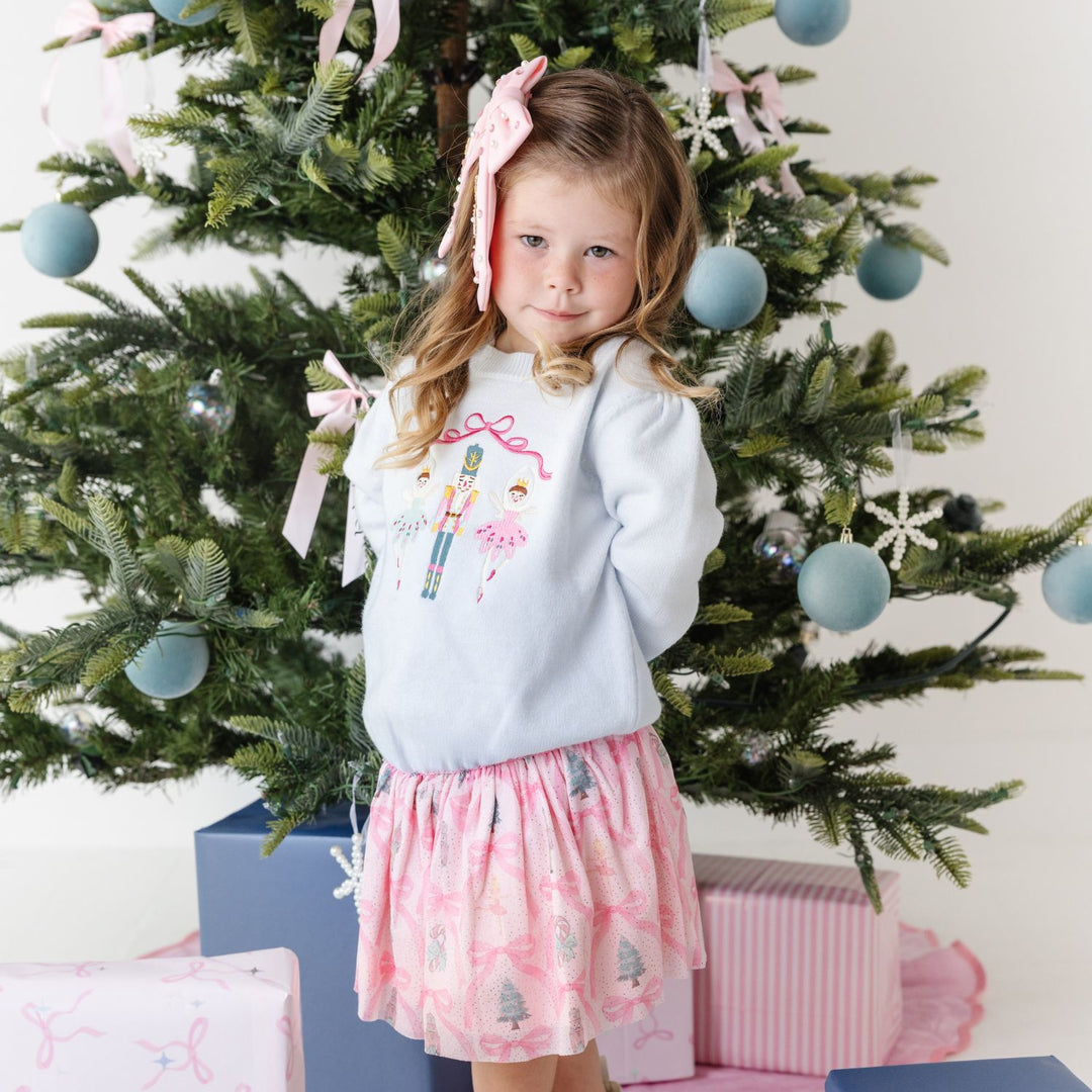 Nutcracker Trellis Christmas Tutu Skirt