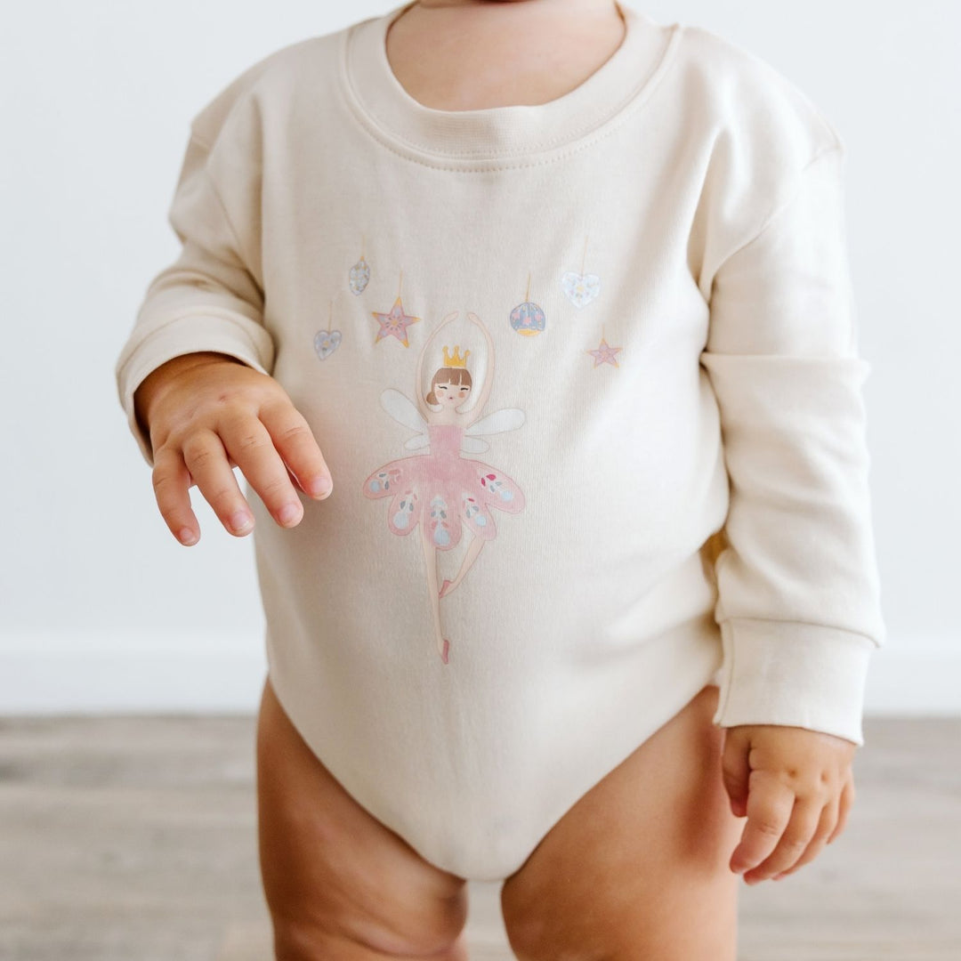 Nutcracker Girlie Christmas Long Sleeve Romper