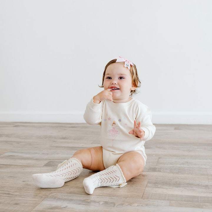 Christmas Tree Embroidered Bow Baby Headband
