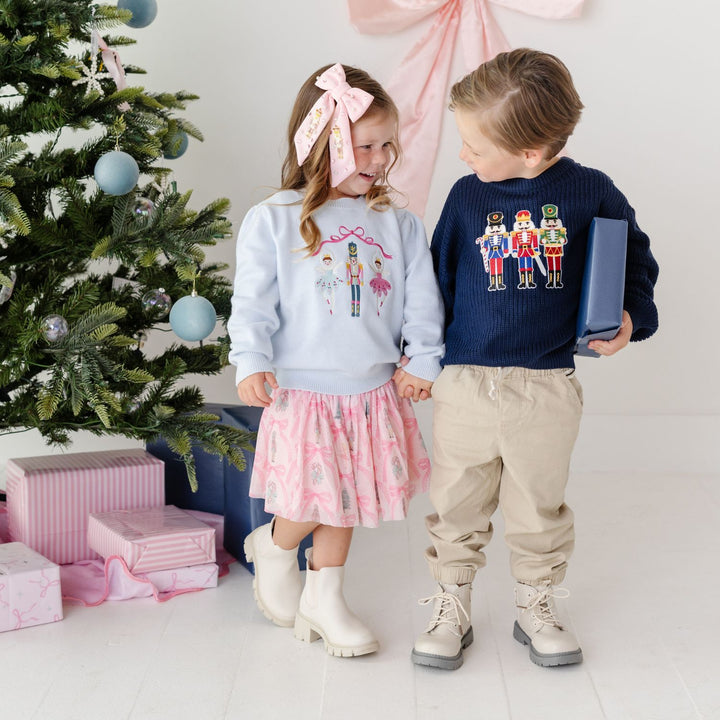 Nutcracker Trellis Christmas Tutu Skirt