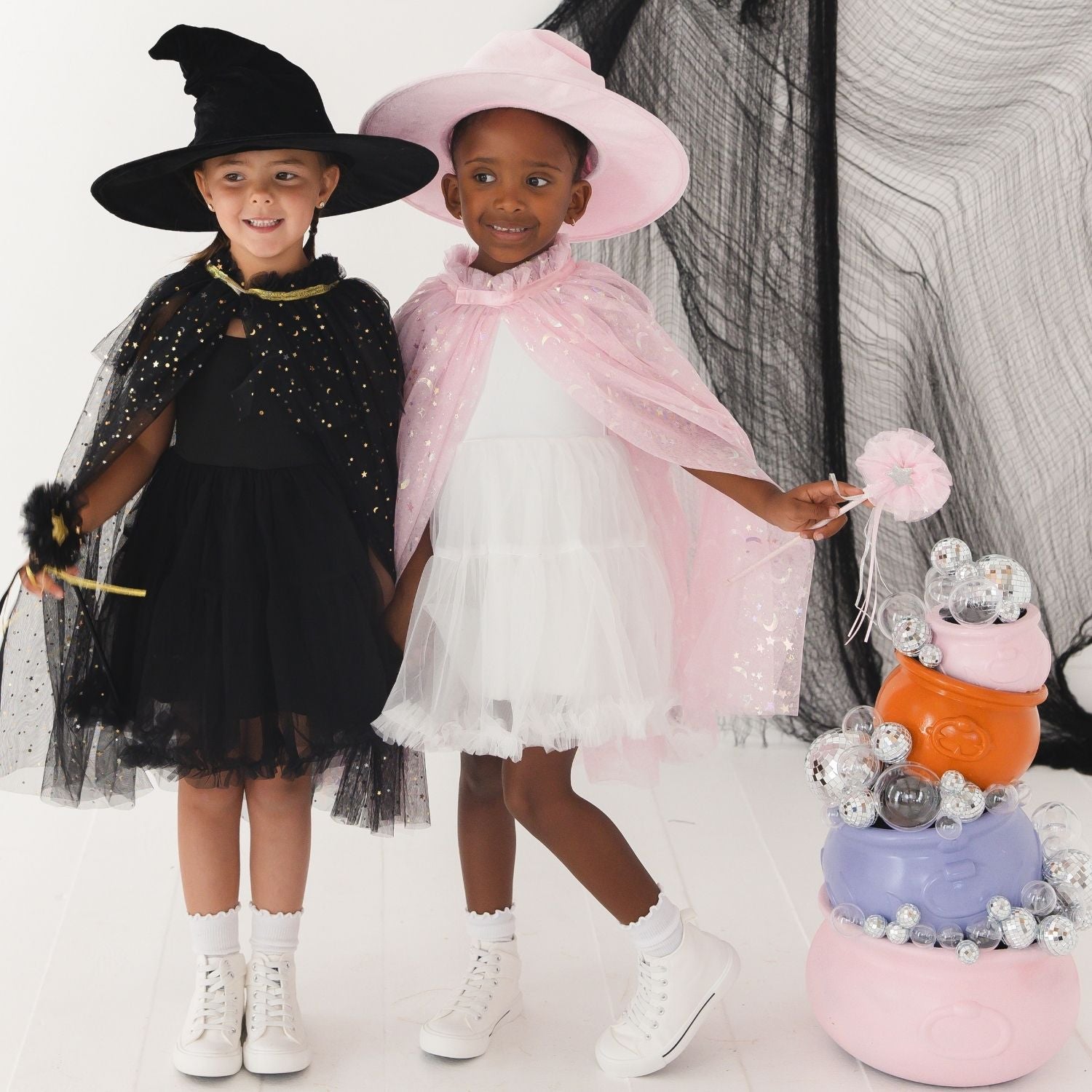 black halloween witch dress Up Kit – Sweet Wink The high neck is