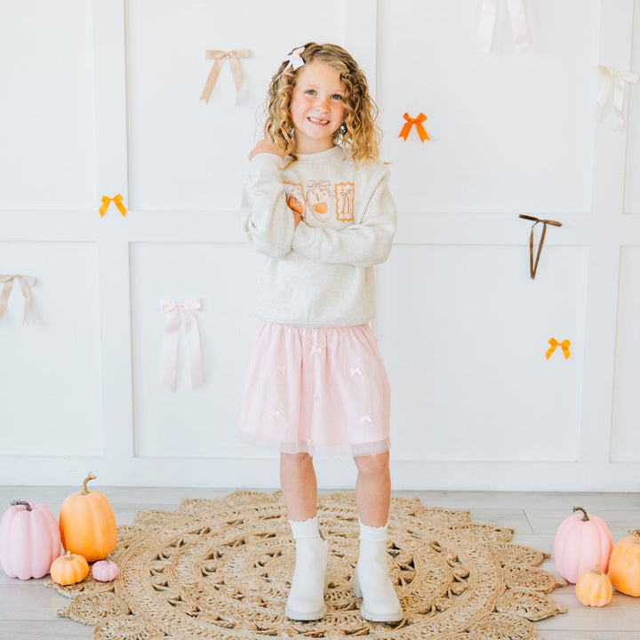 Blush Bows Tutu Skirt