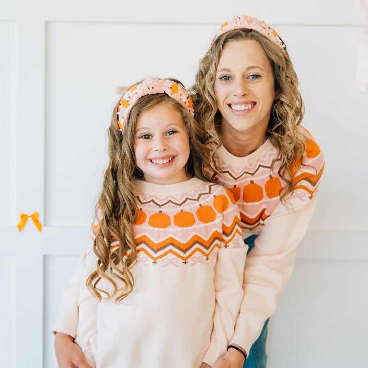 Pumpkin Fair Isle Sweater