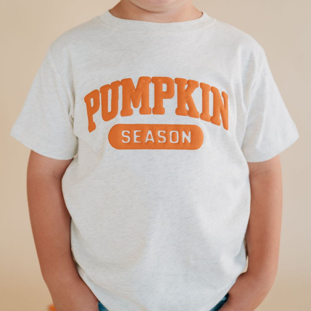 Pumpkin Season Puff Ink Short Sleeve T-Shirt