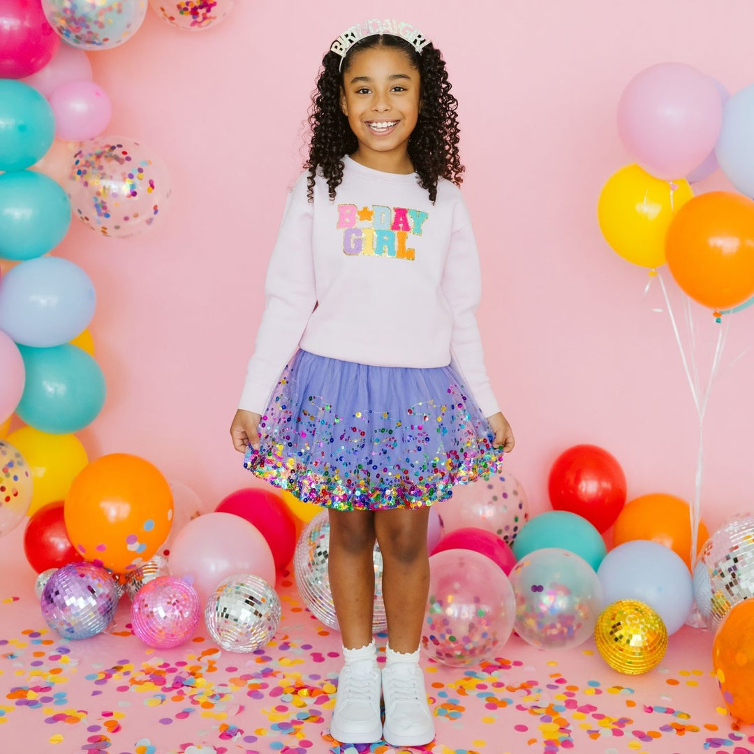 Pastel Rainbow Birthday Girl Headband