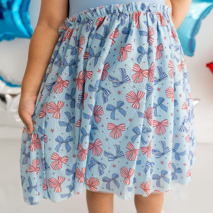 Patriotic Bow Tank Tutu Dress