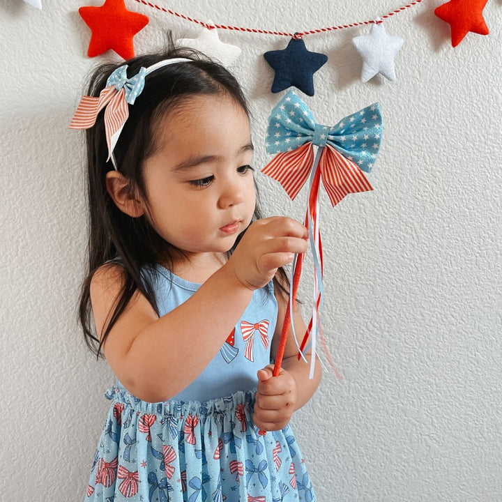 Patriotic Bow Wand
