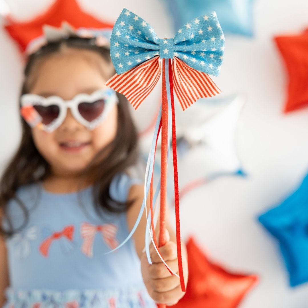 Patriotic Bow Wand
