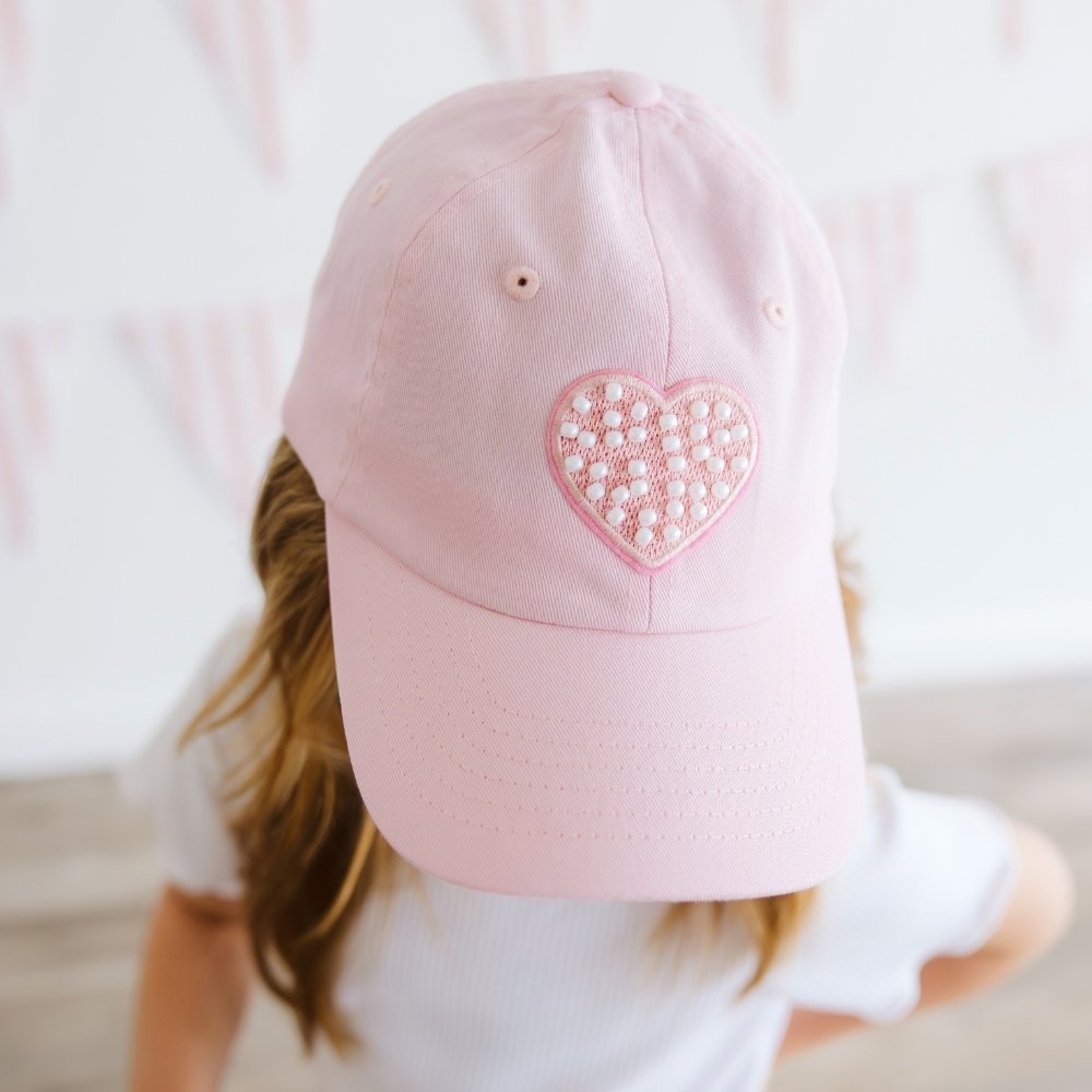 Pearl Heart Patch Baseball Hat
