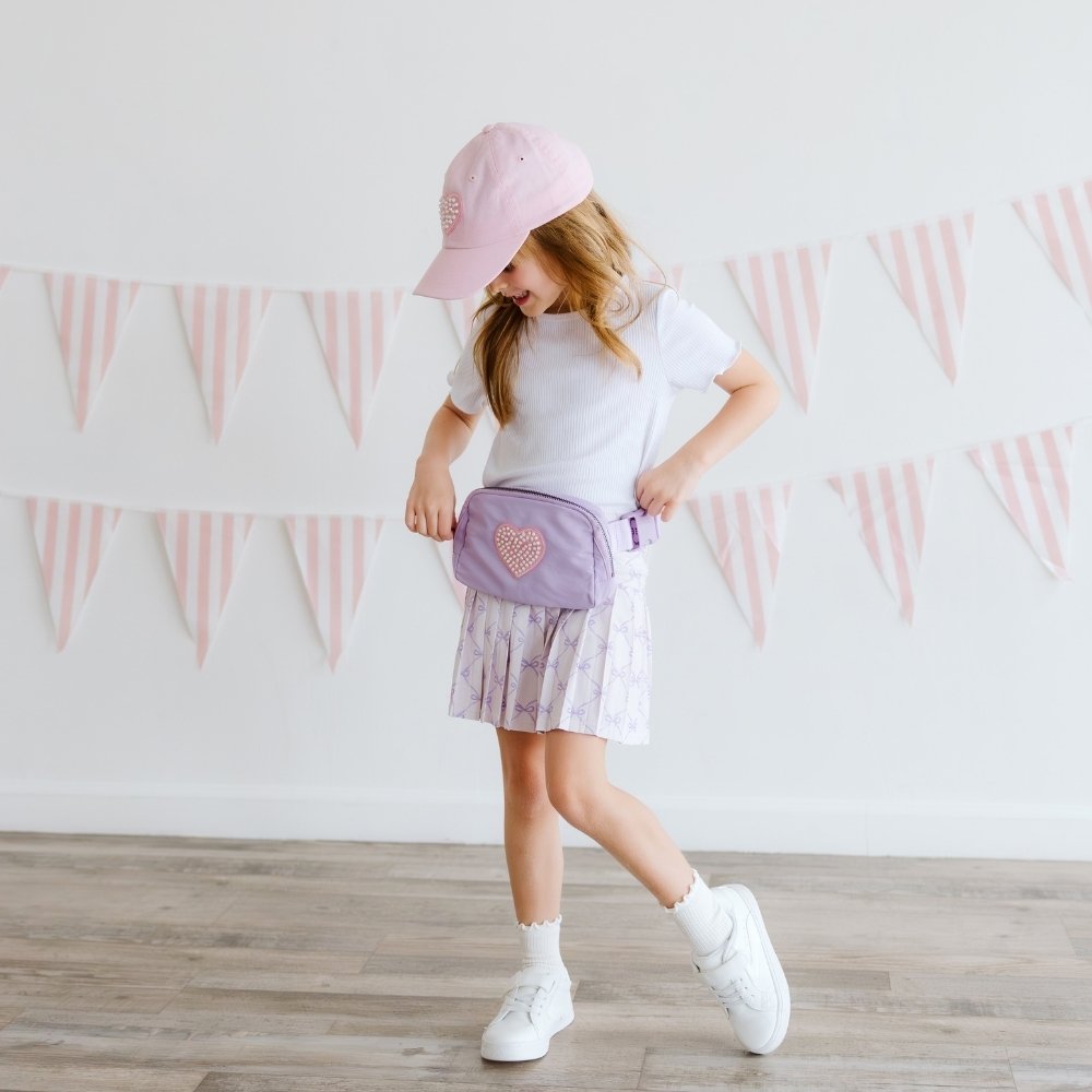 Pearl Heart Patch Baseball Hat