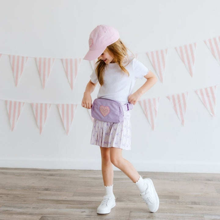 Pearl Heart Patch Baseball Hat