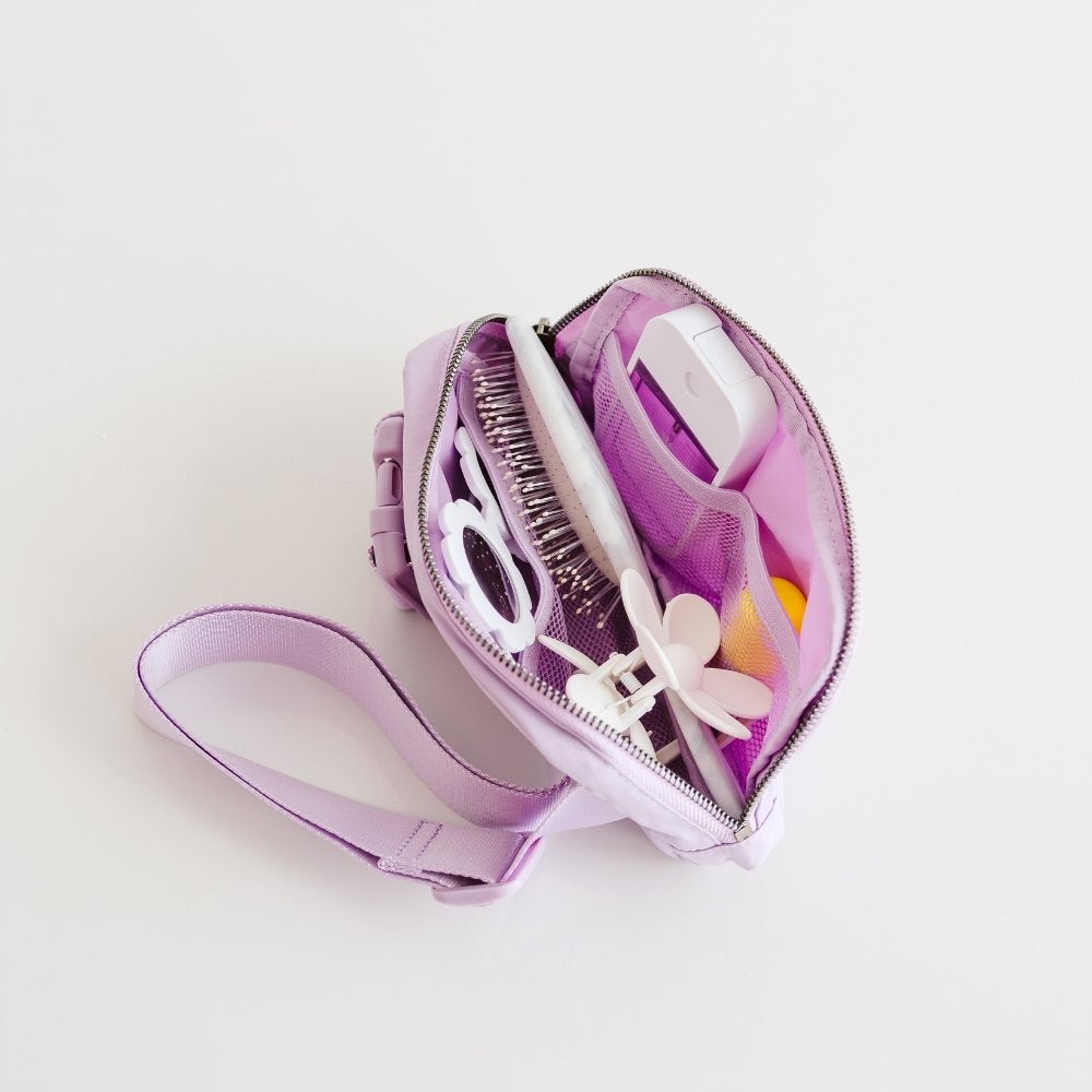 Pearl Heart Patch Belt Bag