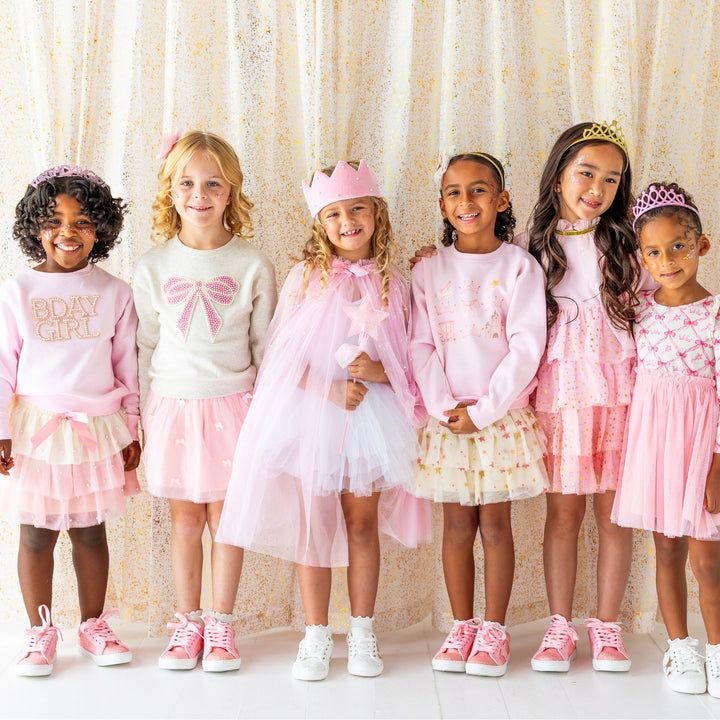 Sweet Wink Toddler Girls Princess Coquette Long Sleeve Tutu Dress