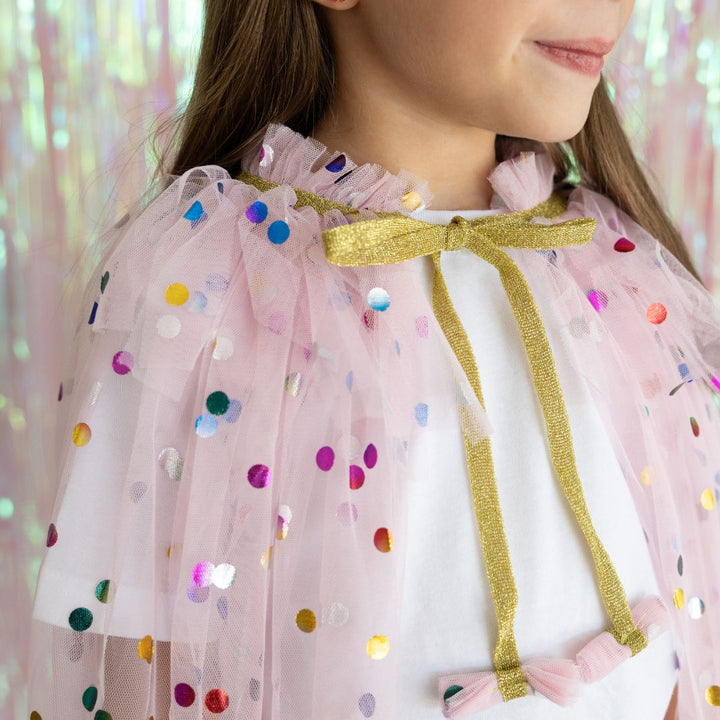 Pink Confetti Cape