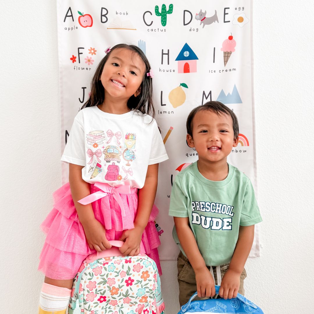 Preschool Varsity Short Sleeve T-Shirt - Sage