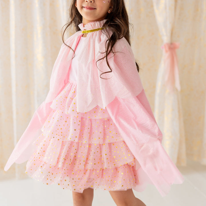 Pink Princess Tiered Cape