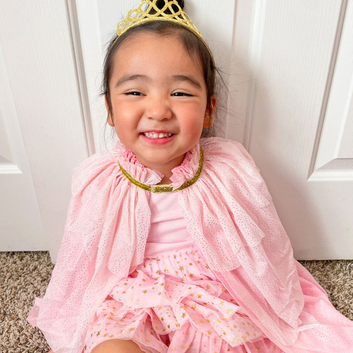 Pink Princess Tiered Cape