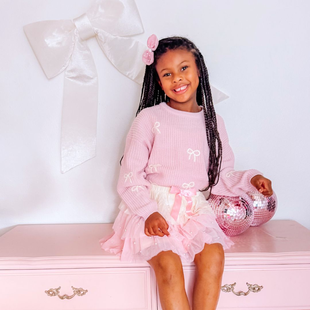 Sweet Wink Toddler Girls Pretty Pearl Petal Tutu - Multicolor