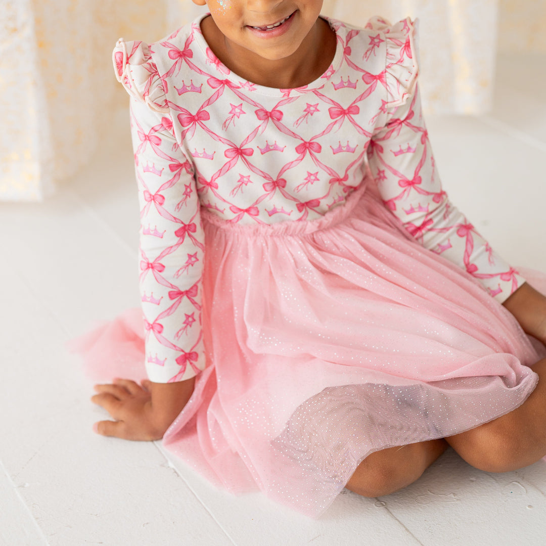 Princess Coquette Long Sleeve Tutu Dress