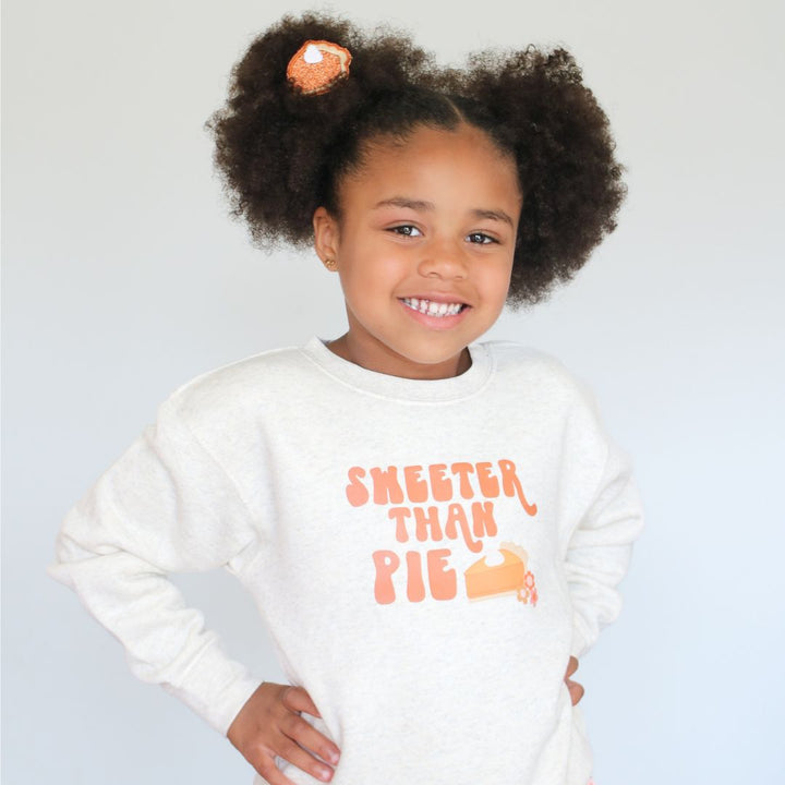 Sweeter Than Pie Thanksgiving Sweatshirt - Natural