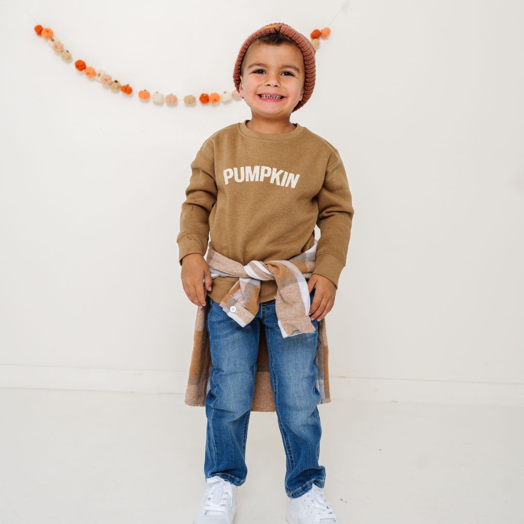 Pumpkin Sweatshirt - Mocha